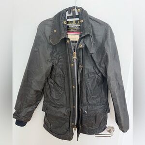 Barbour Men's Dark Olive Waxed Field Jacket